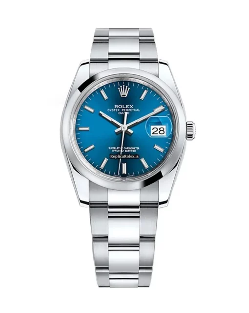 Fine Knockoff Rolex Oyster Perpetual Date 115200 Automatic Movement 34mm Steel Case Mens/unisex Watch - Image 2