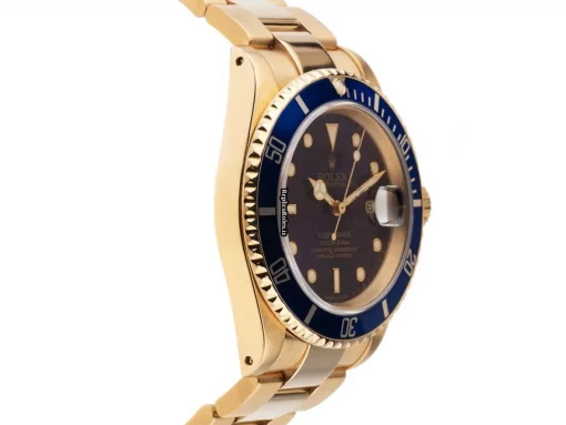 Pleasing Fakes Rolex Submariner Date 16618 Caliber 3135 Automatic Movement 40mm Yellow Gold Case Mens/unisex Watch - Image 3