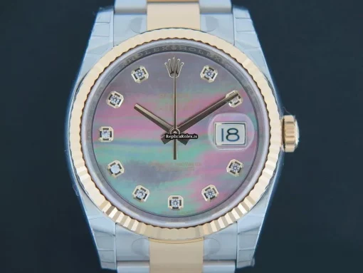 Incredible Replica Rolex Datejust 116233 Automatic Movement 36mm Gold/steel Case Mens/unisex Watch - Image 2
