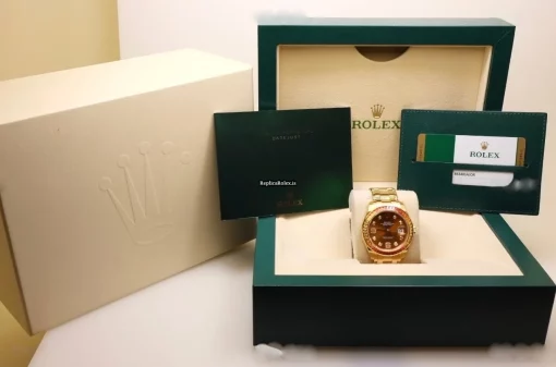 Fantastic Replica Rolex Pearlmaster 86348 Automatic Movement 39mm Yellow Gold Case Mens/unisex Watch - Image 2