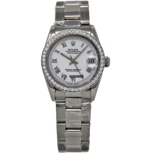 Quality Fake Rolex Lady-datejust 68240 Automatic Movement 31mm Steel Case Womens Watch - Image 2