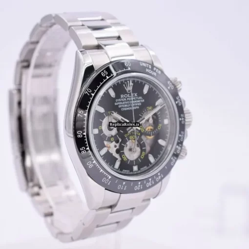 Discount Replica Rolex Daytona 116520 Caliber 4130 Automatic Movement 40mm Steel Case Mens/unisex Watch - Image 2