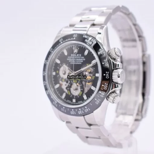 Discount Replica Rolex Daytona 116520 Caliber 4130 Automatic Movement 40mm Steel Case Mens/unisex Watch - Image 3