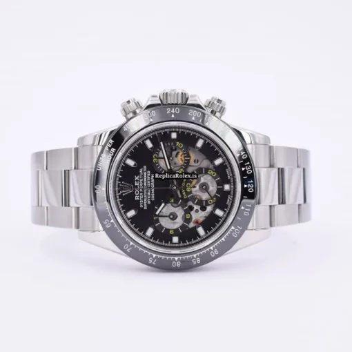 Discount Replica Rolex Daytona 116520 Caliber 4130 Automatic Movement 40mm Steel Case Mens/unisex Watch - Image 4