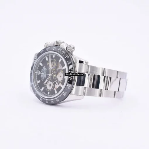 Discount Replica Rolex Daytona 116520 Caliber 4130 Automatic Movement 40mm Steel Case Mens/unisex Watch - Image 9