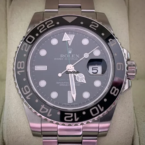 High Quality Fake Rolex Gmt-master II 116710ln Caliber 3186 Automatic Movement 40mm Steel Case Mens/unisex Watch - Image 3
