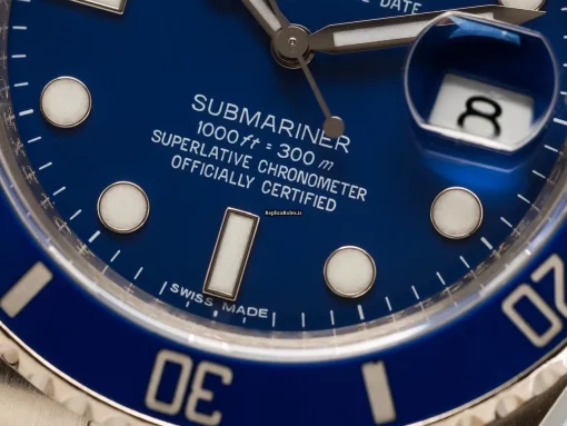 Design Fake Rolex Submariner Date 116619lb Cosc Automatic Movement 40mm White Gold Case Mens/unisex Watch - Image 2