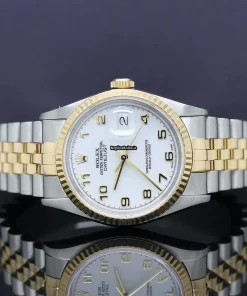 Terrific Clone Rolex Datejust 16233 Caliber 3135 Automatic Movement 36mm Gold/steel Case Mens/unisex Watch
