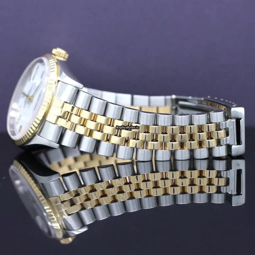 Terrific Clone Rolex Datejust 16233 Caliber 3135 Automatic Movement 36mm Gold/steel Case Mens/unisex Watch - Image 10
