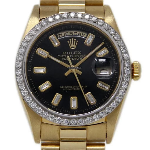 Great Fake Rolex Day-date 36 18038 Automatic Movement 36mm Yellow Gold Case Mens/unisex Watch