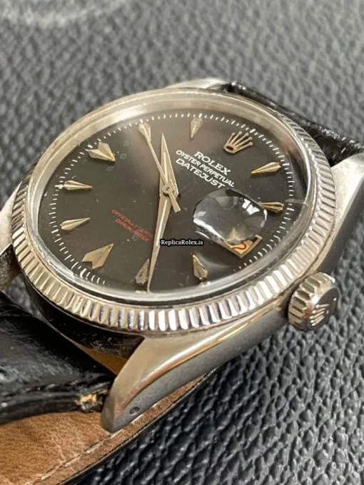 Recommend Fake Rolex Datejust 6605 Caliber 1065 Automatic Movement 36mm Steel Case Mens/unisex Watch - Image 4