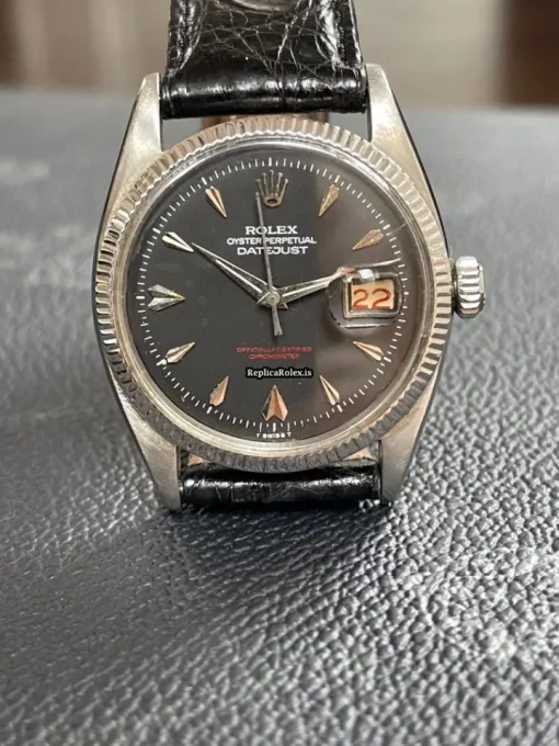 Recommend Fake Rolex Datejust 6605 Caliber 1065 Automatic Movement 36mm Steel Case Mens/unisex Watch - Image 7