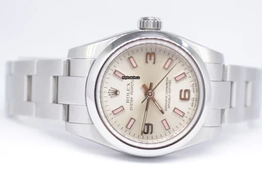 Amazing Replica Rolex Oyster Perpetual 26 176200 Caliber 2231 Automatic Movement 26x29mm Steel Case Womens Watch - Image 2