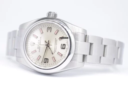 Amazing Replica Rolex Oyster Perpetual 26 176200 Caliber 2231 Automatic Movement 26x29mm Steel Case Womens Watch - Image 3