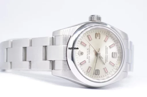 Amazing Replica Rolex Oyster Perpetual 26 176200 Caliber 2231 Automatic Movement 26x29mm Steel Case Womens Watch - Image 4