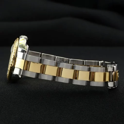 Amazing Imitation Rolex Yacht-master 169623 Caliber 2235 Automatic Movement 29mm Gold/steel Case Womens Watch - Image 4