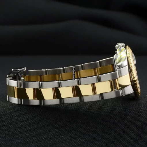 Amazing Imitation Rolex Yacht-master 169623 Caliber 2235 Automatic Movement 29mm Gold/steel Case Womens Watch - Image 5