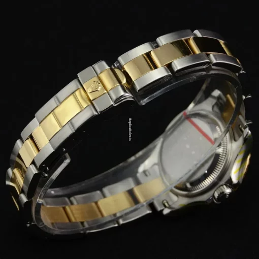 Amazing Imitation Rolex Yacht-master 169623 Caliber 2235 Automatic Movement 29mm Gold/steel Case Womens Watch - Image 7