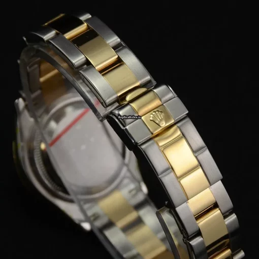 Amazing Imitation Rolex Yacht-master 169623 Caliber 2235 Automatic Movement 29mm Gold/steel Case Womens Watch - Image 8