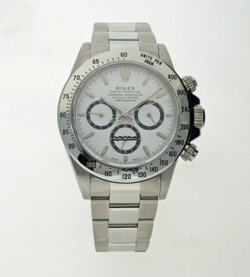 Pleasing Replica Rolex Daytona 16520 Zenith El Primero Caliber 4030 Automatic Movement 40mm Steel Case Mens/unisex Watch - Image 4