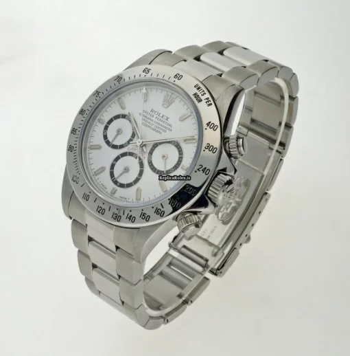 Pleasing Replica Rolex Daytona 16520 Zenith El Primero Caliber 4030 Automatic Movement 40mm Steel Case Mens/unisex Watch - Image 7