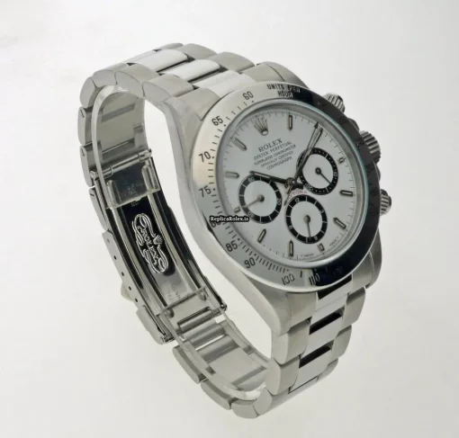 Pleasing Replica Rolex Daytona 16520 Zenith El Primero Caliber 4030 Automatic Movement 40mm Steel Case Mens/unisex Watch - Image 8