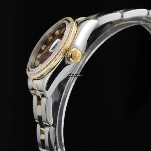 Aaa Copies Rolex Lady-datejust 79163 Caliber 2235 Automatic Movement 26mm Gold/steel Case Womens Watch - Image 10