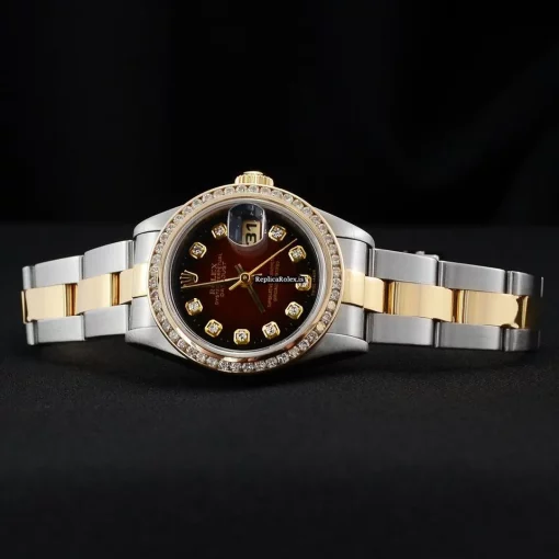 Aaa Copies Rolex Lady-datejust 79163 Caliber 2235 Automatic Movement 26mm Gold/steel Case Womens Watch - Image 2