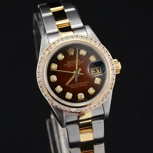 Aaa Copies Rolex Lady-datejust 79163 Caliber 2235 Automatic Movement 26mm Gold/steel Case Womens Watch - Image 8