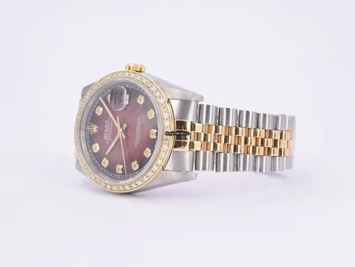 Good Copy Rolex Datejust 16233 Caliber 3135 Automatic Movement 36mm Gold/steel Case Mens/unisex Watch - Image 6