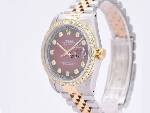 Good Copy Rolex Datejust 16233 Caliber 3135 Automatic Movement 36mm Gold/steel Case Mens/unisex Watch - Image 9