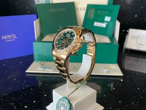 Neat Replica Rolex Daytona 116508 Caliber 4130 Automatic Movement 40mm Yellow Gold Case Mens/unisex Watch - Image 3
