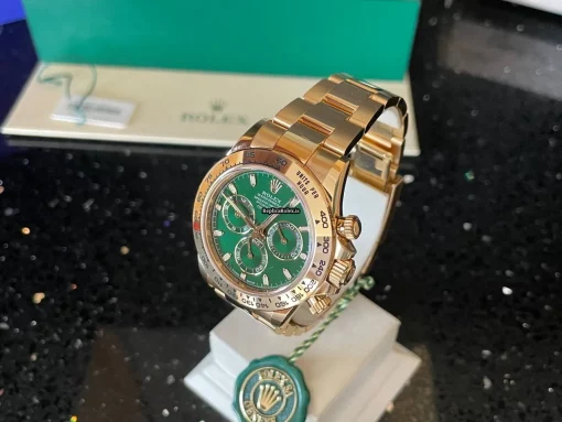 Neat Replica Rolex Daytona 116508 Caliber 4130 Automatic Movement 40mm Yellow Gold Case Mens/unisex Watch - Image 4