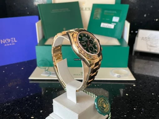 Neat Replica Rolex Daytona 116508 Caliber 4130 Automatic Movement 40mm Yellow Gold Case Mens/unisex Watch - Image 8