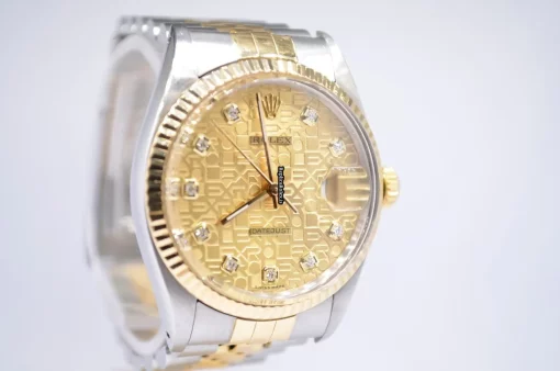 Exquisite Fake Rolex Datejust 16013 Caliber 3035 Automatic Movement 36mm Steel Case Mens/unisex Watch - Image 3