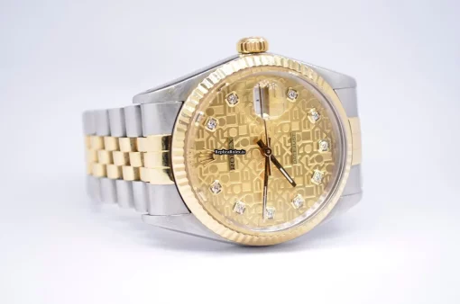 Exquisite Fake Rolex Datejust 16013 Caliber 3035 Automatic Movement 36mm Steel Case Mens/unisex Watch - Image 6