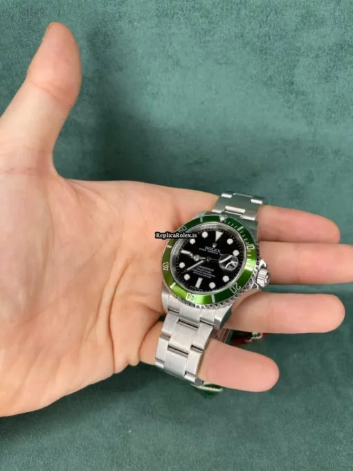 Unique Fake Rolex Submariner Date 16610lv Caliber 3135 Automatic Movement 40mm Steel Case Mens/unisex Watch - Image 10