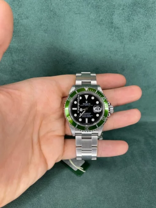 Unique Fake Rolex Submariner Date 16610lv Caliber 3135 Automatic Movement 40mm Steel Case Mens/unisex Watch - Image 8