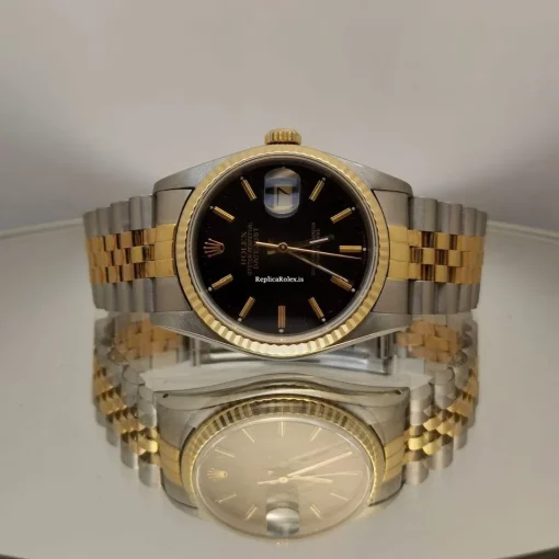 High Quality Imitation Rolex Datejust 16233 Caliber 3135 Automatic Movement 36mm Gold/steel Case Mens/unisex Watch - Image 3