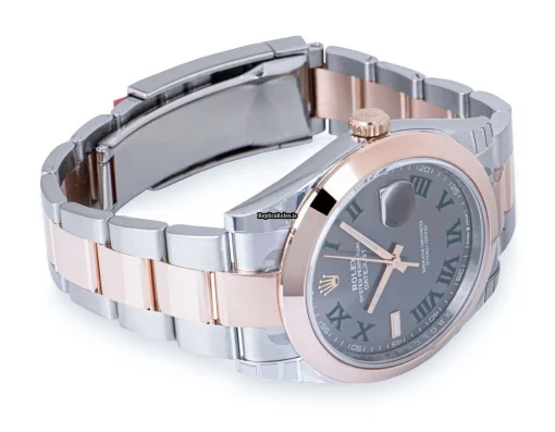 Amazing Clone Rolex Datejust 126301 Automatic Movement 41mm Gold/steel Case Mens/unisex Watch - Image 5