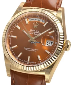 Epic Replicas Rolex Day-date 36 118138 Automatic Movement 36mm Yellow Gold Case Mens/unisex Watch