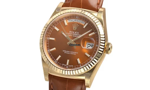 Epic Replicas Rolex Day-date 36 118138 Automatic Movement 36mm Yellow Gold Case Mens/unisex Watch