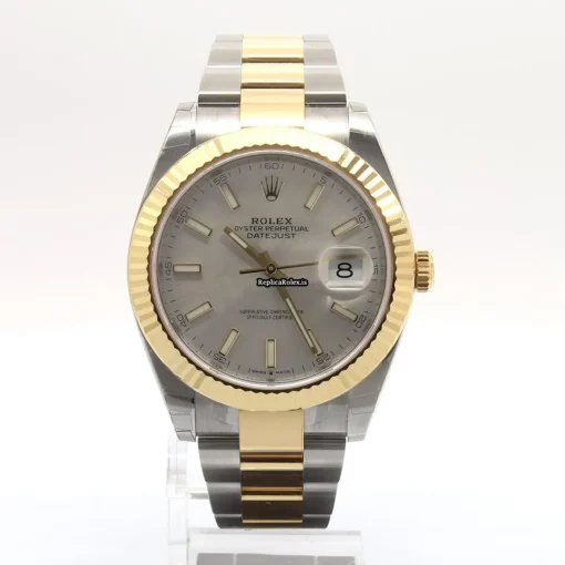 1:1 Fake Rolex Datejust 126333 Automatic Movement 41mm Gold/steel Case Watch - Image 2