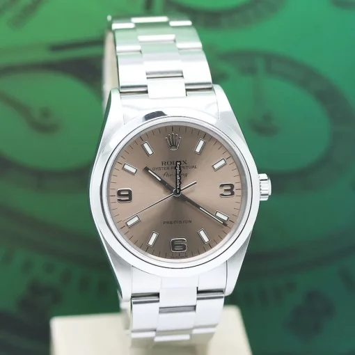 Awesome Fake Rolex Air King Precision 14000 Caliber 3000 Automatic Movement 34mm Steel Case Mens/unisex Watch - Image 7