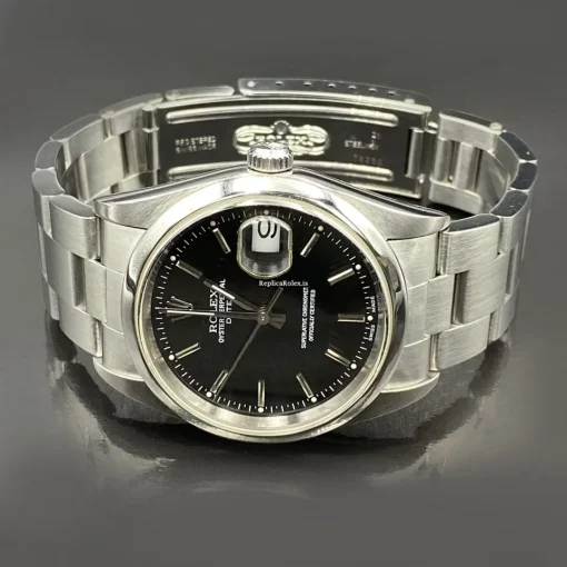 Mind-boggling Fake Rolex Oyster Perpetual Date 15200 Caliber 3135 Automatic Movement 34mm Steel Case Mens/unisex Watch - Image 4