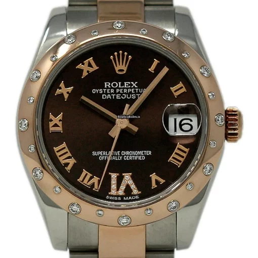 Wonderful Replica Rolex Lady-datejust 178341 Caliber 2235 Automatic Movement 31mm Steel Case Womens Watch