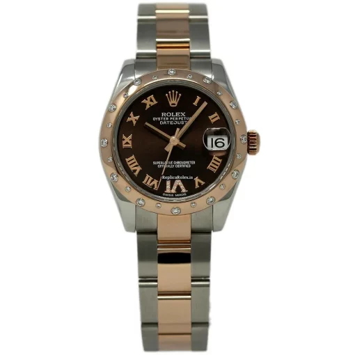 Wonderful Replica Rolex Lady-datejust 178341 Caliber 2235 Automatic Movement 31mm Steel Case Womens Watch - Image 2