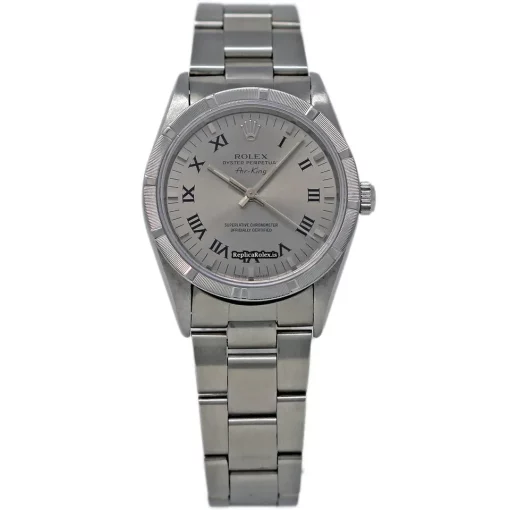 Amazing Replica Rolex Air King Precision 14010 Automatic Movement 34mm Steel Case Womens Watch - Image 2