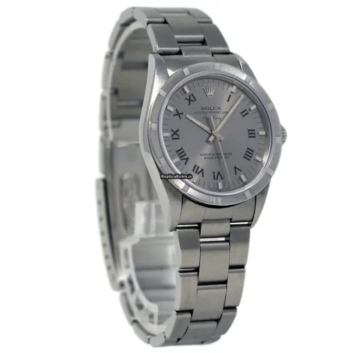 Amazing Replica Rolex Air King Precision 14010 Automatic Movement 34mm Steel Case Womens Watch - Image 5