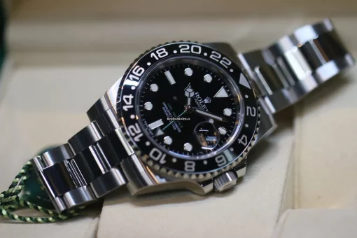 Amazing Replica Rolex Gmt-master II 116710ln-0001 Caliber 3186 Automatic Movement 40mm Steel Case Mens/unisex Watch - Image 12